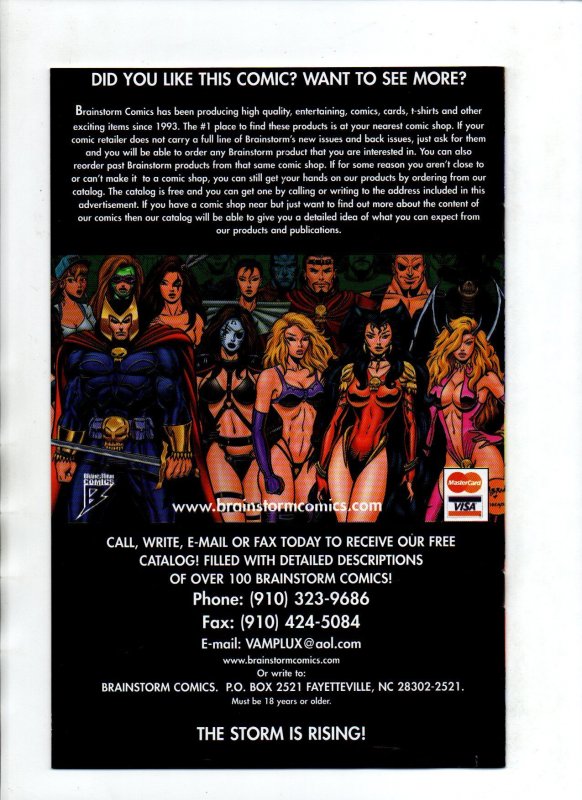 Vamperotica #33 Nude Variant - vampire - Brainstorm - 1997 - (-NM)