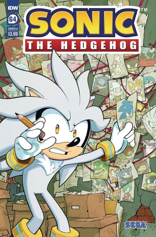 Sonic The Hedgehog #64 IDW Publishing Jack Lawrence Regular Cover Near Mint