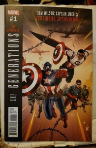 Generations: Sam Wilson: Captain America & Steve Rogers: Captain America sb1