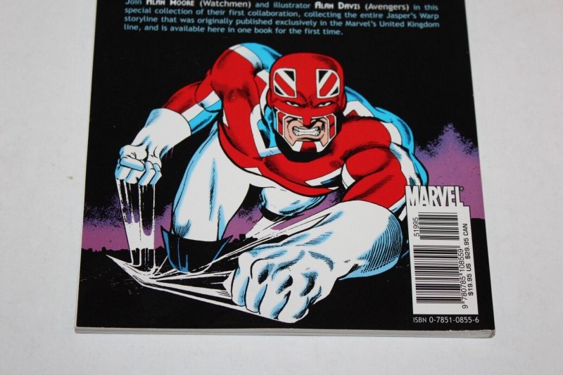 UNREAD Captain Britain TPB 1st Print Alan Moore & Davis 2002 Marvel UK X-men NM