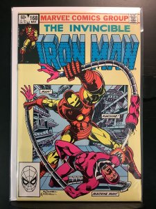 Iron Man #168 Direct Edition (1983)