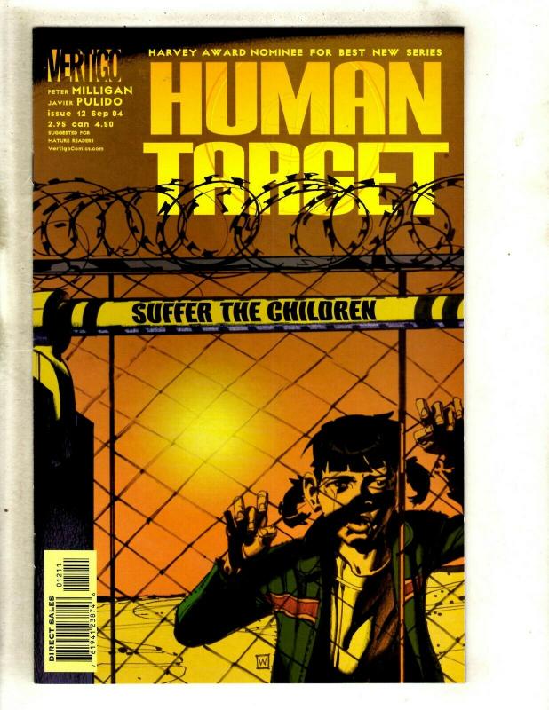12 Human Target Vertigo Comics # 1 2 3 4 5 6 7 8 9 10 11 12  CE1