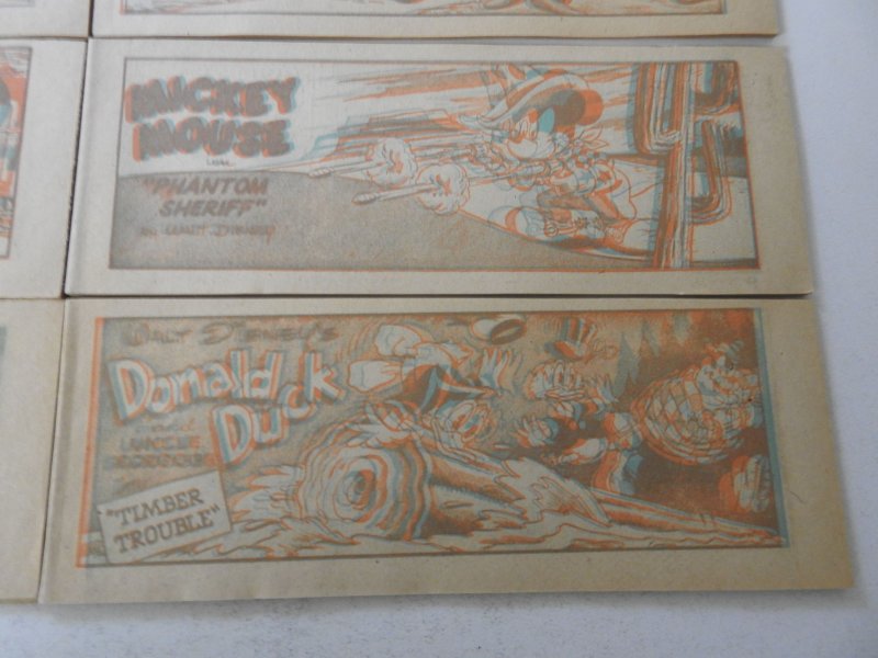 Walt Disney's Comics- Cheerios VTG 50's 3-D Mini-Comics (10) NICE S...