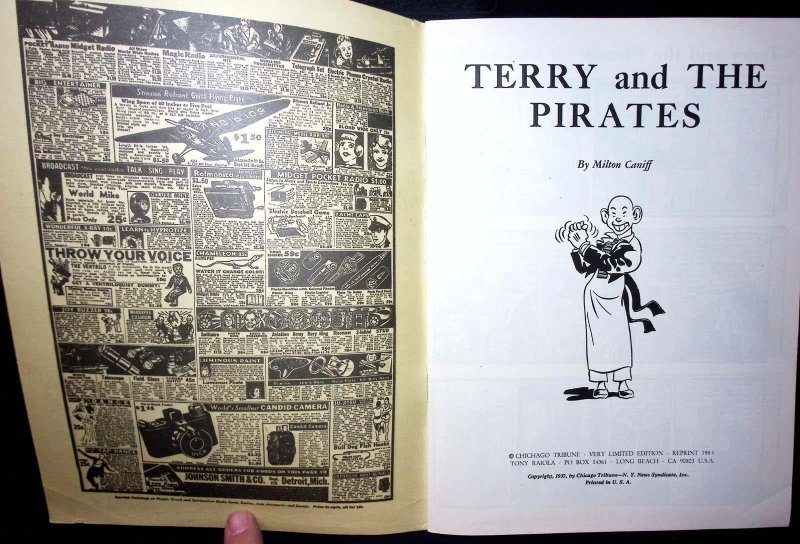 Terry & The Pirates-LARGE FEATURE BOOK #2-Milton Caniff-  1983 Reprint 1st App.