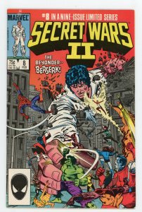 Secret Wars II #8 Jim Shooter Al Milgrom X-Men New Mutants Avengers FN+