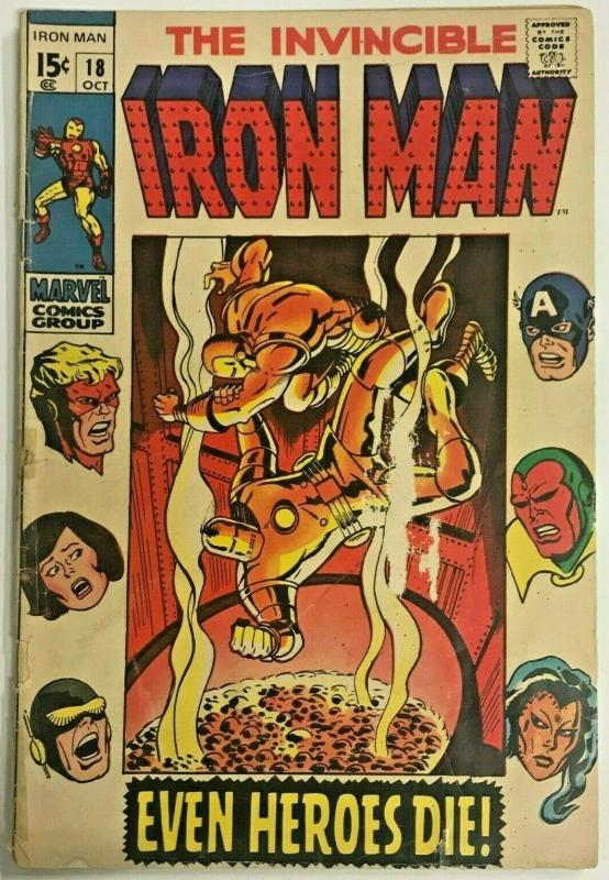 INVINCIBLE IRON MAN#18 GD 1969 MARVEL SILVER AGE COMICS