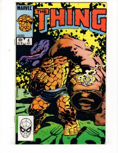 The Thing #4 (1983)  LOCKJAW Appearance Classic Cover / ID#234-B