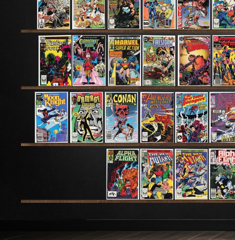 Huge Lot 150+ Comics with Alpha Flight, Conan The Barbarian & More!