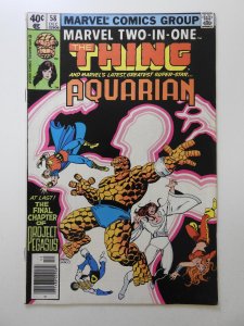 Marvel Two-in-One #58 (1979) Project Pegasus Sharp VF Condition!