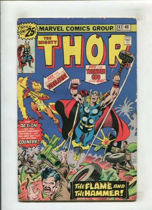 THOR #247 (4.0) FIRELORD!! 1976