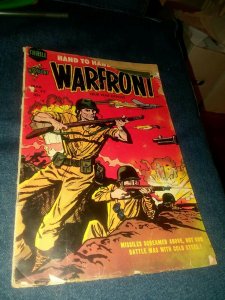 Warfront #33 harvey comics 1958 silver age true war expose classic cover