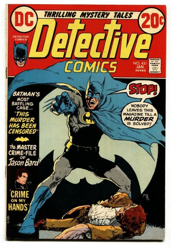 DETECTIVE COMICS #431 - comic book 1972 BATMAN-Elongated Man