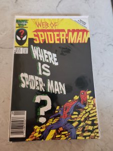 WEB OF SPIDER-MAN #18 1ST EDDIE BROCK CAMEO! (VENOM) MARVEL KEY!
