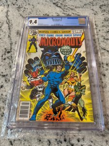 Micronauts # 1 CGC Graded 9.4 Marvel Comic Book 1979 Dave Cockrum Art JH32