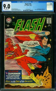 FLASH #175 CGC Graded 9.0 Superman vs. Flash Race