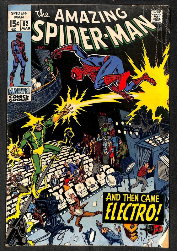 Amazing Spider-Man #82 VG 4.0 Electro! Marvel Comics Spiderman