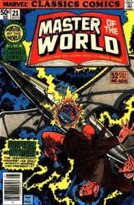 Marvel Classics Comics #21 VF ; Marvel | Master of the World Jules Verne