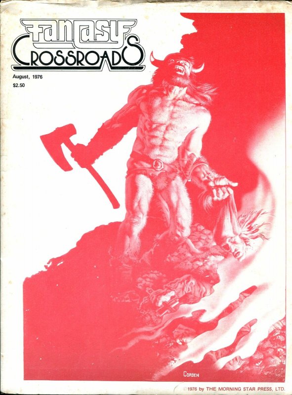 Fantasy Crossroads #9 1976-Richard CorbenGene Day-Robert E Howard-VG