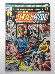 Supernatural Thrillers #4 (1973) FN Condition!