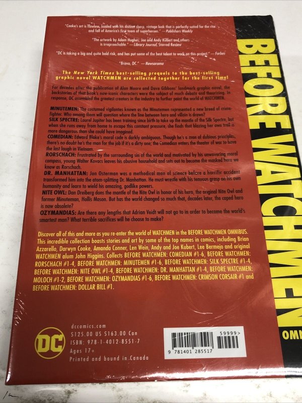 Before Watchmen Omnibus (2022) DC Comics HC Len Wein