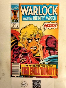 Warlock and the Infinity Watch #3 Marvel Comic Book 22 TJ56