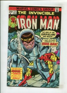 IRON MAN #74 (9.2) MODOK!! 1975 
