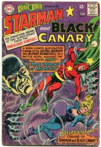Brave and the Bold #61 1965-1st Silver Age Mist- Black Canary & Starman origin