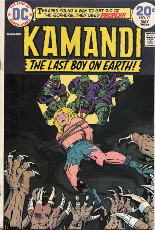Kamandi, the Last Boy on Earth #17 FN; DC | we combine shipping 