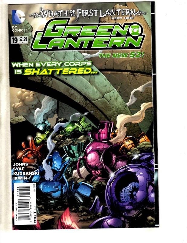 Lot Of 6 Green Lantern DC Comics # 19 10 Rebirth 6 + # 5 10 + # 10 Corps MK7