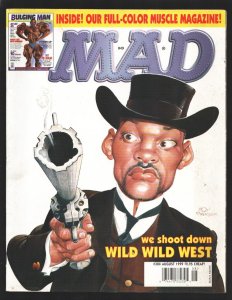 Mad Magazine #384 8/1999-Mort Drucker Wild Wild West cover-Full color muscle ...