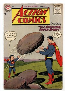 Action Comics #217 1956- DC Silver Age- Super-baby issue