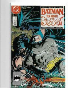 BATMAN #417-420 - NM - DC COMICS 1987 1st PRINTS KGBEAST MOVIE LOT STARLIN