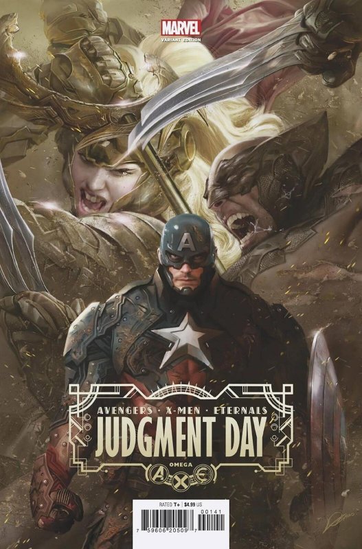 Axe Judgment Day Omega 1 Lozano Var () Marvel Prh Comic Book 2022
