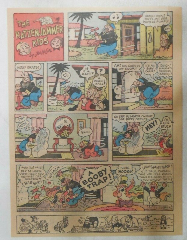 (18) Katzenjammer Kids by Joe Musial from 1970 Size: 11 x 15 inches Tabloid