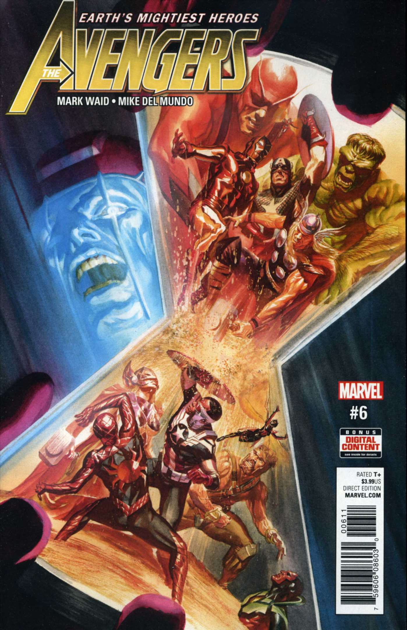 Avengers (7th Series) #6 FN ; Marvel | Mark Waid Alex Ross Kang