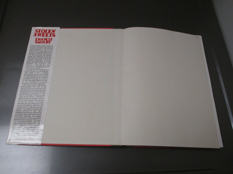 1981 STOLEN SWEETS by Francis Smilby 1sr Ed. HC/DJ VF+/FVF