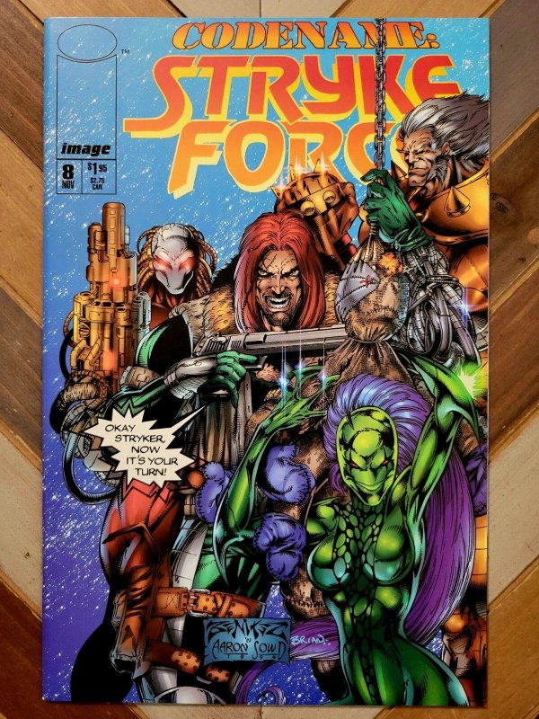 Codename Strykeforce #8, 11, 12 + Poster / Marc Silvestri Image Comics 1994 VF+