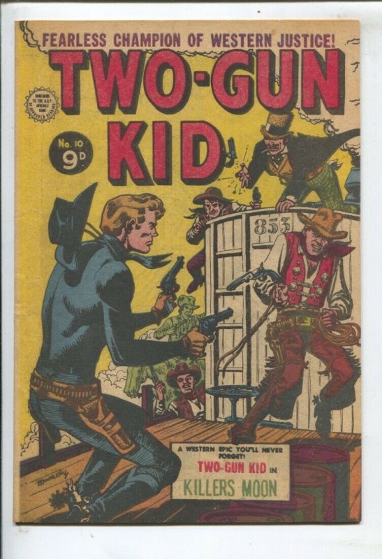 Two-Gun Kid #10 1950's-Transport-Australian edition-Joe Maneely cover-Dick Ay...