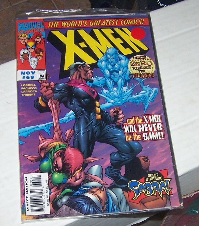 X MEN # 69  1997 MARVEL DISNEY  OPERATION ZERO TOLERANCE  sabra thunderbolts 