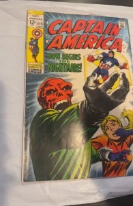 Captain America #115 (1969) 1st cosmic cube Lee and Buscema