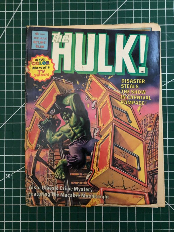 Hulk! #20 and #11 magazine (1980) Both are in Fair-Good condition