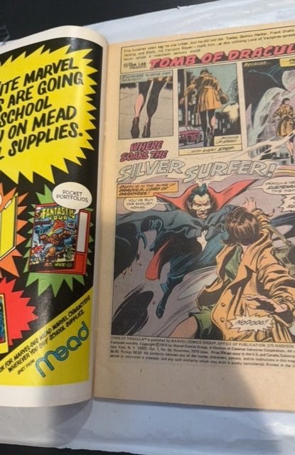 Tomb of Dracula #50 (1976)vs The silver Surfer
