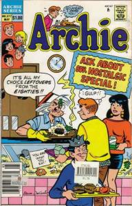 Archie #377 VF ; Archie | May 1990 Lunch Lady Cover
