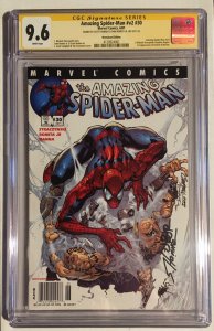 1ST MORLUN Amazing Spider-Man #30 NEWSSTAND Variant SIGNED 2X CGC 9.6 NM+