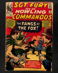 Sgt. Fury and His Howling Commandos #6 Jack Kirby Art!