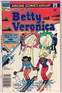 Archie's Girls Betty and Veronica   #329 VF (1984) DeCarlo skiing cover