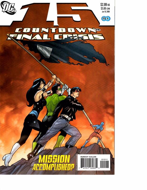 Lot Of 5 Countdown Final Crisis DC Comic Books #16 15 14 13 12 J69 