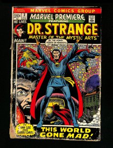 Marvel Premiere #3 1st Doctor Dr. Strange in title!