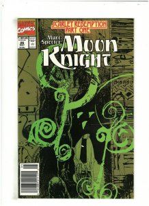 Marc Spector: Moon Knight #26 VF/NM 9.0 Newsstand Marvel Comics 1991