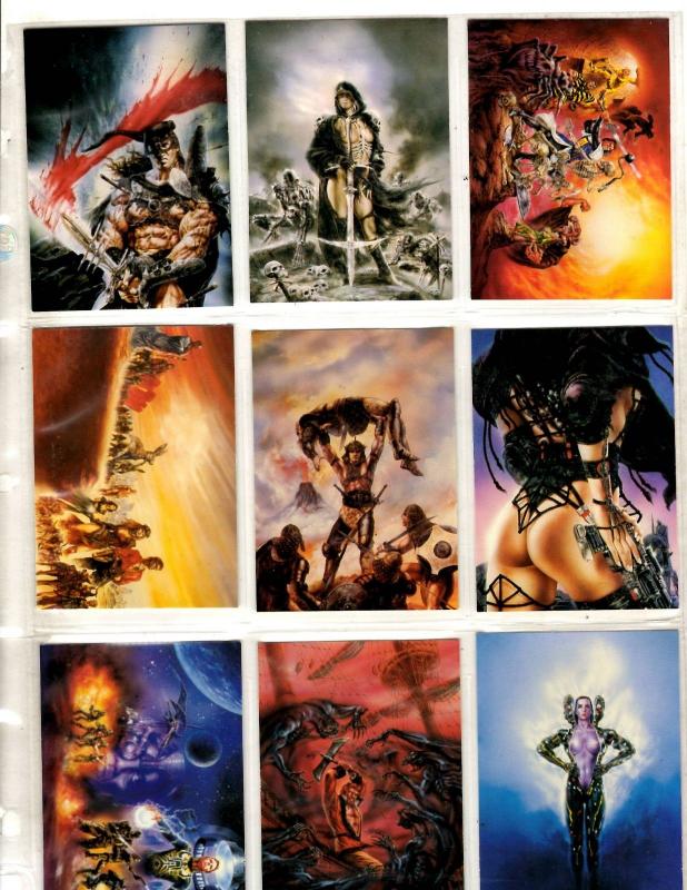 Lot Of 90 Forbidden Universe Trading Cards 1994 Luis Royo Sci Fi Art J339